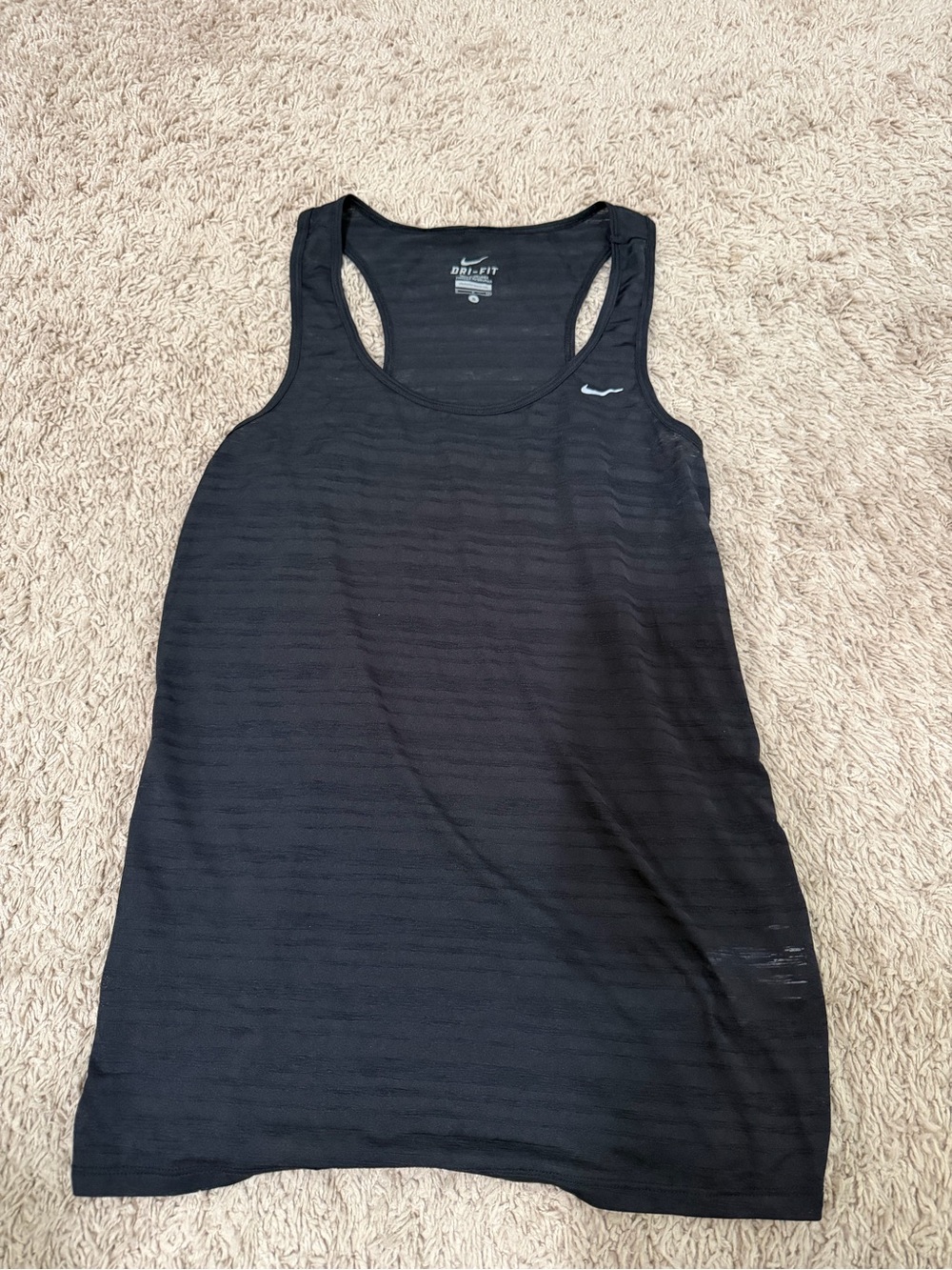 Nike Black Dri-FIT Racerback Tank Top